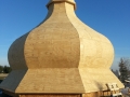 wooden subsurface for onion dome