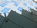 custom painted snow guards for metal shingle roof