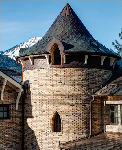 Metal shingles roof by Spengler Industries