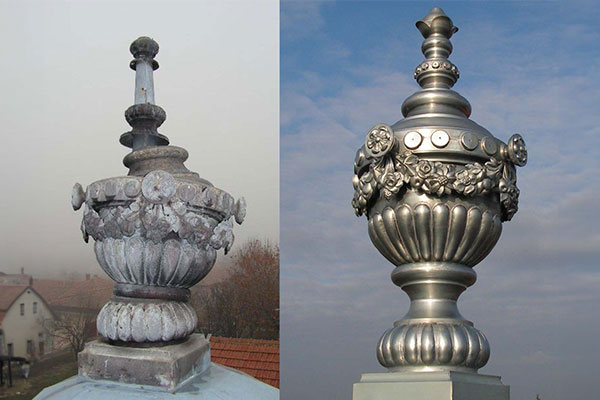 Versailles before and after