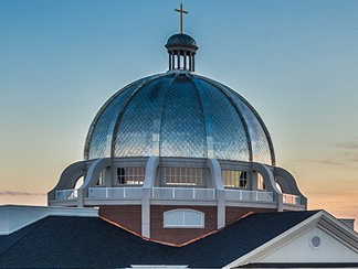 Terne dome on building in Tennessee