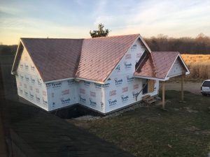 Copper Diamond Roof Shingles are excellent at keeping roofs weather tight.