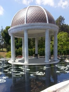Pergola with Copper dome roof