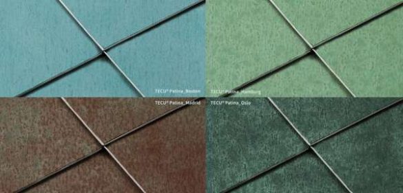 pre-patinated copper roofing SRI